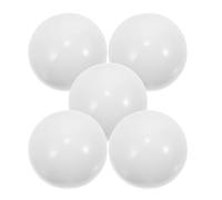 CIYODO Lot de 5 Billes Blanches 22 MM pour Roue de 27-32 Pouces Accessoires de Jeu de Société Pièces de Rechange pour Perles Rotatives pour Jeux et Festivals