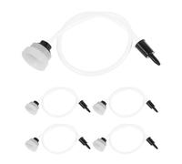 CIYODO Lot de 5 Tuyaux en Plastique pour Machine sous Vide Installation Facile et Aspiration Externe, Compatibles Paquet et Bocaux Cuisine et Rangement Vêtements