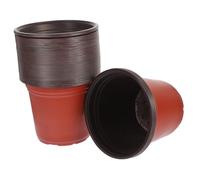 CIYODO Lot de 50 Pots De Fleurs en PP Bicolore 4 65 Pouces Pots De Fleurs pour Jardinage Et Plantes Succulentes De Semis RéUtilisables pour Croissance des Racines