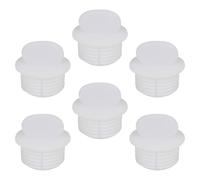 CIYODO Lot De 6 Bouchons D'Étanchéité Pour Bouilloire Et Bouteille Isotherme En Silicone Blanc