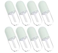 CIYODO Lot de 8 Tubes d'Huile à Lèvres Transparents Mini Flacons Rechargeables en Polypropylène Tubes de Gloss Solides pour Cosmétiques Accessoires Maquillage Pratiques Format Compact