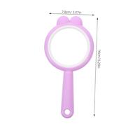 CIYODO Loupe de Lecture Portable Plastique Cartoon pour Garçon Fille et Seniors Grossissement Clair pour Observation Scientifique Exploration Nature et Apprentissage Scolaire