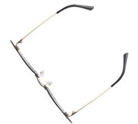 CIYODO Lunettes de Soleil Ailes D'ange Noires, Lunettes Créatives en Métal et PC Légères, Accessoires de Fête Vacances et Style Mode