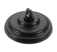 CIYODO Lustre Rétro Américain Base Suspendue Support De Plafonnier Noir pour Suspension