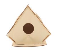 CIYODO Maison Bois à Peindre pour Oiseaux Kit DIY Naturel pour Outil Créatif Et Amusant pour Décorer Leur Nichoir Bois