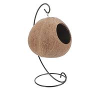CIYODO Maison d'oiseau en Coquille de Habitat de Nidification pour Perroquet Nid d'oiseau Chaud Lit d'oiseau pour Cage Nid de Perruche Nid d'élevage d'oiseaux pour Petits Oiseaux