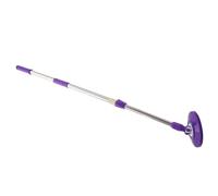 CIYODO Manche de Balai Serpillière Rotative en Acier Inoxydable, Manche Télescopique Rotation 360°, Adapté au Nettoyage Résidentiel