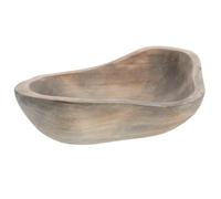 CIYODO Mangeoire à Oiseaux en Bois Naturel Bain pour Colibris Abreuvoir Extérieur Rustique pour Jardin Bassin D’Eau pour Faune Sauvage et Décoration Extérieure Vintage 1 Pièce