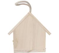 CIYODO Mangeoire pour Oiseaux Et Maison à Oiseaux Petit Nichoir pour Perruches Et Inséparables Abri Extérieur Facile à Nettoyer