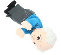 CIYODO Marionnette à Main Éducative en Coton PP Doux pour Garçon et Filles, Figurine Réaliste Grand-père, Interactif pour Raconter des Histoires et Développer la Motricité, Spectacle