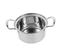CIYODO Marmite à Soupe Inoxydable 1pc Petite Casserole pour Nouilles Cuisson Optimale Multifonctionnelle Single Cuisson Maison