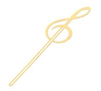 CIYODO Marque-page en Métal de Note de Musique, Design Ajouré Élégant, Léger et Résistant, Accessoire pour Étudiants et Amateurs de Musique, Ornement Musical pour Livres et Bureau