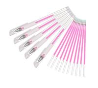 CIYODO Marqueur de Sourcils Résistant à l'Eau pour Tatouage Crayons Recharges Crayon Positionnement Précis Peau Beauté Microblading 15pcs 5 crayons 10 recharges Rose
