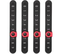 CIYODO Marqueurs de Score pour -Foot Lot de 4 Compteurs Compacts et Résistants en Plastique Accessoires pour Parties de -Foot Entre Amis Couleur Aléatoire