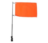 CIYODO Mât Drapeau pour Chariot de Golf, Pointe, Hauteur Réglable 5,3 | Acier Inoxydable et Tissu, Montage Simple, Usage Extérieur, Visibilité Renforcée, pour Chariot et Scooter