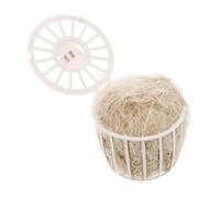CIYODO Matériaux De Nidification Jute Et Coton pour Oiseaux Kit De Matériaux Souples pour Construction De De Passereaux Et Protection Hivernale Confortable Et Durable