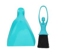 CIYODO Mini Balai avec Boucle De Suspension Petit Outil De Nettoyage pour Voiture Pelle Et Brosse De Comptoir Mini Pinceau Et Épingle Outil De Nettoyage en Profondeur Green