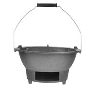 CIYODO Mini Barbecue Portable Fonte Cuisson Poêle à Polyvalente pour Intérieur et Extérieur Cuisson Savoureuse et Chauffage pour Camping et Repas Festifs