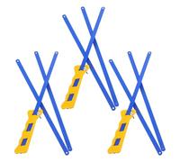 CIYODO Mini Scie à Main Multifonction 30 Cm Manche en Plastique Ergonomique, Kit 3 Cadres 9 Lames pour Jardinage, Élagage et Travail du Bois - Outil Compact Léger pour Entretien