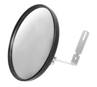CIYODO Miroir Convexe de Sécurité Montage Mural 16 Cm Léger en Plastique et Métal Prévention du Vol et Large Angle de Vision pour Allées Extérieures
