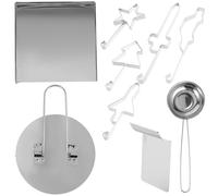 CIYODO Moule à Biscuits Inoxydable pour Pâtisserie DIY Créatif pour Biscuits Sucre et Gâteau Accessoires de Cuisson Polyvalents