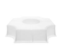 CIYODO Moule Pavé Jardin Réutilisable pour DIY Allée et Chemin Moule Blanc à Briques à Motif Moyen Facile à Nettoyer et Utiliser pour Pavage Extérieur