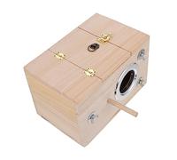 CIYODO Nichoir Naturel pour Oiseaux Boîte pour Perroquets Facile à Design Spécial pour Sécurisé pour Nicheurs Plein Air