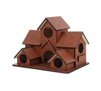 CIYODO Nichoir Oiseaux Extérieur pour Jardin Maison Décorative pour Observer la Nature et Attirer la Biodiversité