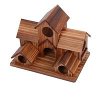 CIYODO Nichoir pour Oiseaux Maison de Nidification Durable et Accueillante Nourrisseur Pratique pour Jardin Décoration de Cottage Champêtre pour Observer Oiseaux