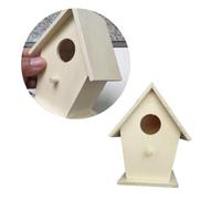 CIYODO Nichoir pour Oiseaux Nid Hirondelles Élevage Toit Extérieur Maison Oiseaux Décoration Suspendue