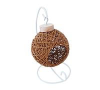 CIYODO Nid Suspendu Créatif Rotin pour Hamster Respirant et Confortable Accessoire Papier Tressé pour Animaux de Compagnie Couleur Aléatoire Couleur Aléatoire