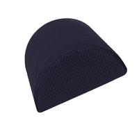 CIYODO Oreiller Demi-cylindrique en Mousse à Mémoire de Forme, Coussin pour Jambes Respirant et Léger en Polyester Coton, Soulagement Lombaire pour Personnes Âgées et Femmes Enceintes
