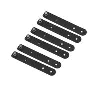 CIYODO Organisateur De Câbles Usb Cuir 6 Pièces Gestionnaire De Cordon Pour Bureau Fixation Pratique Pour Écouteurs Et Chargeurs Noir Pour Rangement Et Organisation Quotidienne