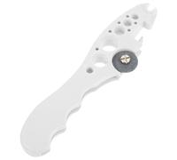 CIYODO Ouvre-ampoules Manuel en Abs Blanc Meule Remplaçable, Outil Multifonction pour Ouverture Facile D’ampoules Médicales, Adapté Usage Infirmier et Domestique, Coupe-ampoules Sécurisé