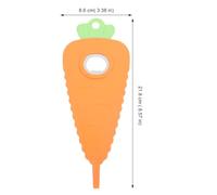 CIYODO Ouvre-Bouteille Multifonction en Métal Forme Carotte Petit Décapsuleur Ergonomique Inox pour Bière Soda et Conserve Outil la Cuisine Bar Solide et Compatible Lave-Vaisselle