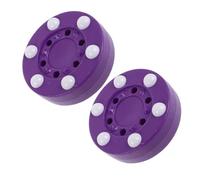 CIYODO Palet de Hockey de Rue pour Débutants 2 Pièces, Rond, Violet