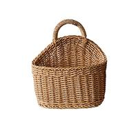 CIYODO Panier De Rangement Suspendu Tressé En Osier Pour Cuisine Panier À Suspendre Pour Gingembre Ail Et Œufs Style Champêtre Corbeille Pratique Et Décorative