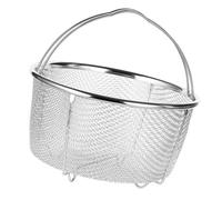 CIYODO Panier Égouttoir Métallique Acier Inoxydable Passoire Multifonction Portable pour Fruits et Légumes Égouttage Rapide et Adapté Au Lavage et Cuisson Vapeur