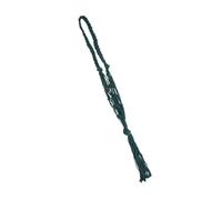 CIYODO Paquet Porte-Bouteille de Vin en Filet Coton Réutilisable, Pochette Transporteur pour Bouteille, Coloris Vert Foncé, pour Conservation et Présents, Taille Unique