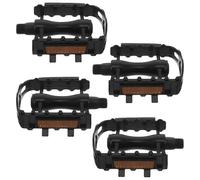 CIYODO Pédales Plates de VTT en Alliage d'Aluminium Antidérapantes Noires Lot de 2 Paires Accessoires Vélo Polyvalents pour Cyclisme sur Route et Montagne Légères et Résistantes