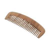 CIYODO Peigne Bois de Santal à Dents Larges pour Cheveux Bouclés Peigne Démêloir Naturel Ergonomique avec Massage Chevelu Accessoire de Soin Capillaire Polyvalent pour Cheveux Bouclés et