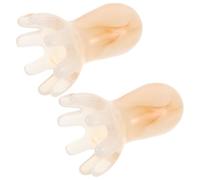 CIYODO Peigne de Massage de Pieuvre 2 Pcs Outil D'acupression du Cuir Chevelu en Résine Masseur Portable pour Stimulation des Points D'acupuncture et Relaxation du Corps Taille