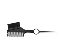 CIYODO Peigne de Teinture Cheveux Noir en Abs avec Poignée Ergonomique Sectionnement Précis, Brosse Multifonction Facile à Nettoyer, pour Usage Salon et Domicile