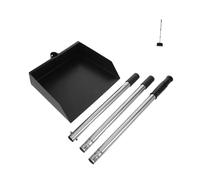 CIYODO Pelle de Nettoyage Multifonction avec Manche Long Détachable Pelle à Déjections de Poulet Ergonomique pour Litière et Débris Extérieur et Jardin