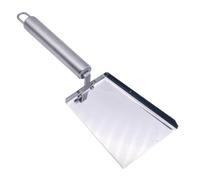 CIYODO Pelle en Acier Inoxydable pour Apiculteur, Outil de Nettoyage Ruche, Extracteur de Miel Plat, Grattoir pour Ruches, Accessoire Apiculture Solide et Pratique