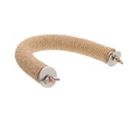 CIYODO Perchoir Corde de Jute pour Perroquet Escalade et Durable Support de pour Oiseaux Moyens et Grands Accessoire de Cage Intérieur et Extérieur