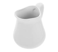 CIYODO Pichet à Lait Céramique Blanche pour Café et Thé Crémier Verseur Conserve la Saveur Usage Familial Ustensile de Cuisine Indispensable