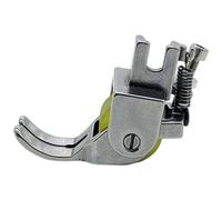 CIYODO Pied rouleau pour machine à coudre en fer, conçu pour matériaux épais, idéal pour processus DIY, guide de bord avec pression ajustable