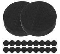 CIYODO Pieds Auto-adhésifs Invisibles pour Pots de Fleurs - Lot de 20 Rehausseurs Ronds en Eva Diamètre 56 Mm Épaisseur 15 Mm - Support Antidérapant pour Jardinières Intérieur