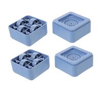 CIYODO Pieds De Machine À Laver Portables 4 Pièces Coussinets Pieds De Machine À Laver Non Lavables Coussinets Antichoc Faciles À Installer Protègent Le Sol